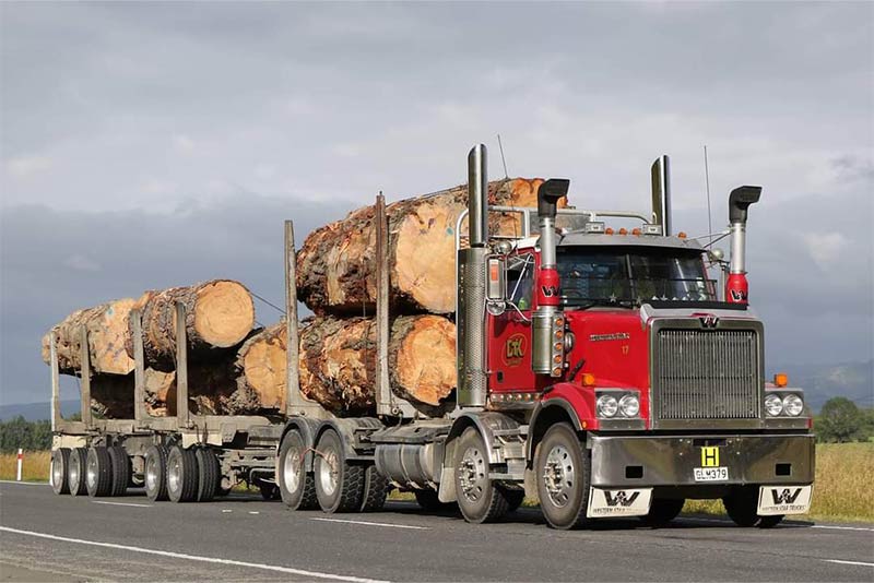 Logging truck